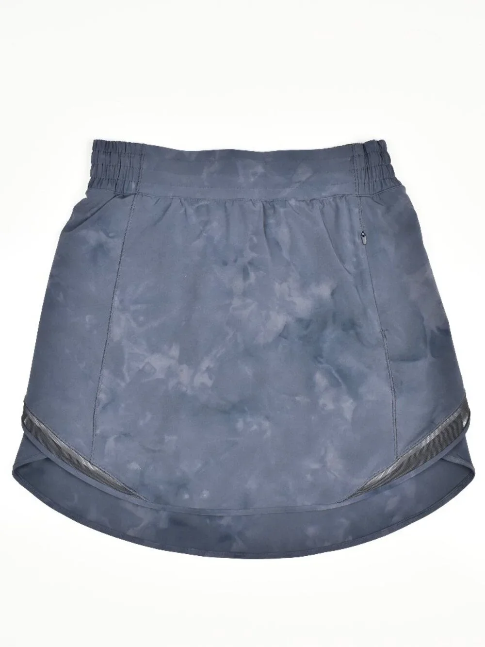Lululemon Hotty Hot High-Rise Skirt in Diamond Dye Pitch Grey - 6